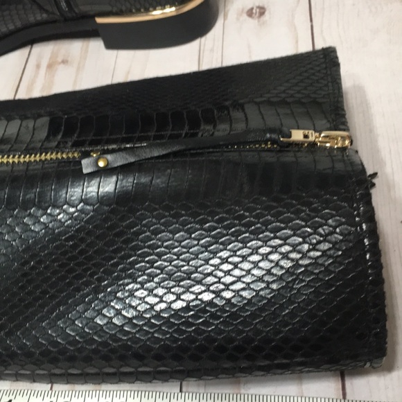 Tall black boot reptile print EXE size EU40 made in PRC - Picture 9 of 16